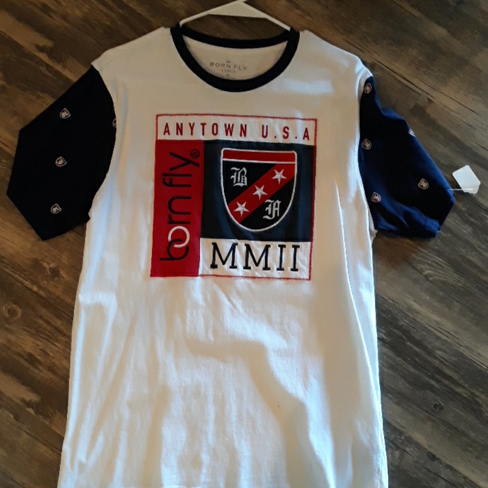 Born fly shirt size L